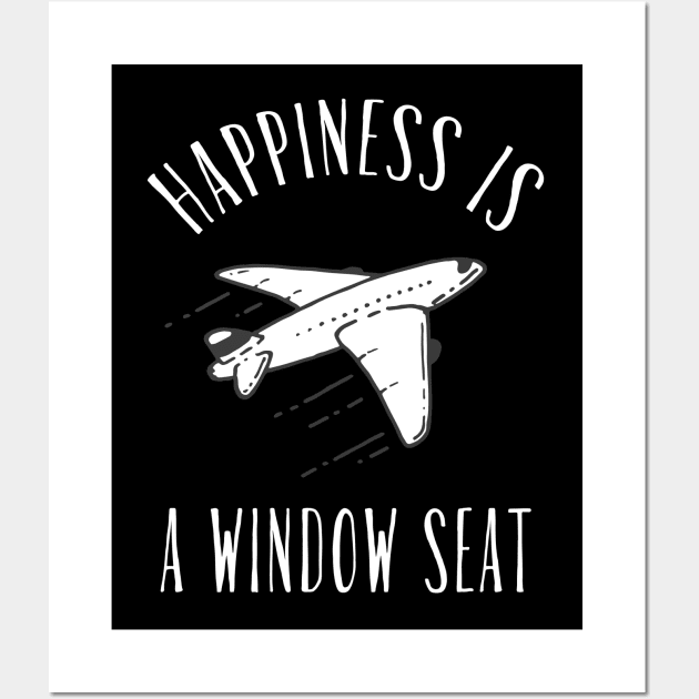 Air Travel Window Seat d Wall Art by karutees